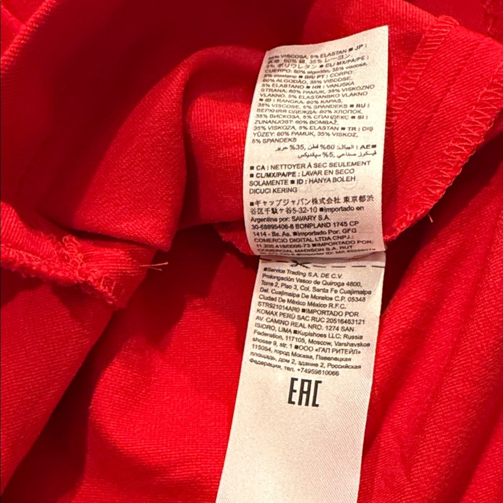 Banana Republic Vibrant Red Mini Dress - Picture 5 of 5